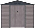 Vente-unique Abri de jardin, 0.25 mm, 267 cm, 221 cm, 181 cm, 117 cm, 277 cm, 195 cm, 191 cm, 72 cm, 15 cm, ADELMO