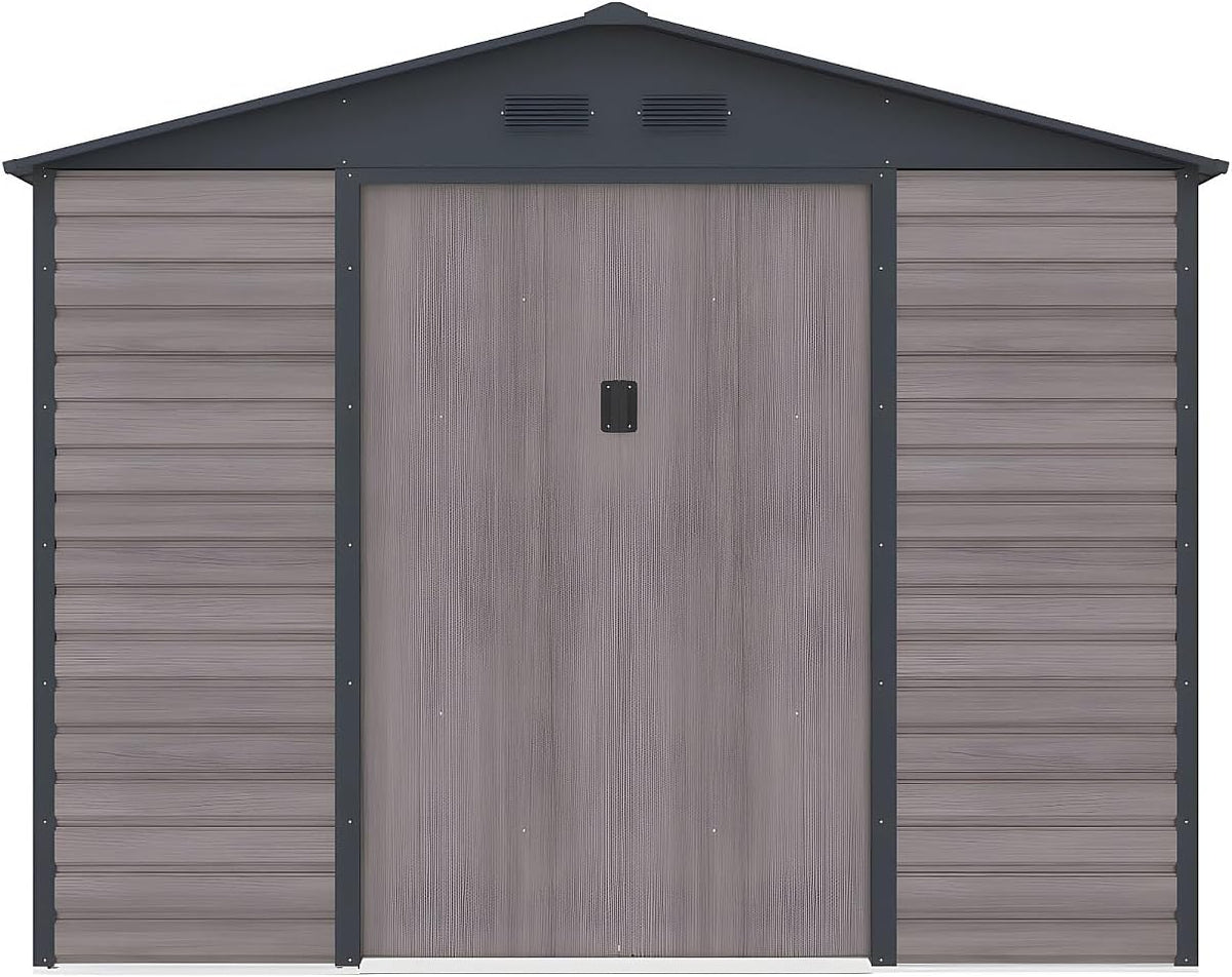 Vente-unique Abri de jardin, 0.25 mm, 267 cm, 221 cm, 181 cm, 117 cm, 277 cm, 195 cm, 191 cm, 72 cm, 15 cm, ADELMO