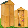tectake Abri de jardin, 80, 5 × 60 × 213, 5 cm, 80, 5 cm, 60 cm