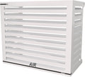 Climatiseur, acier inoxydable, réglable, 90 × 70 × 49 cm, Box Air Klima, 82 × 67 × 51 cm, 55 cm, 6 cm, 9 kW, Cover Clima Blade S Blanc
