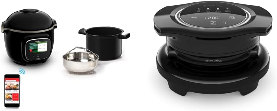 Moulinex Multicuiseur, 6 L, Wi-Fi, 13 MODES, Cuve 6 L, 4 programmes, Jusqu'à 6 personnes, 4 programmes automatiques, Haute pression