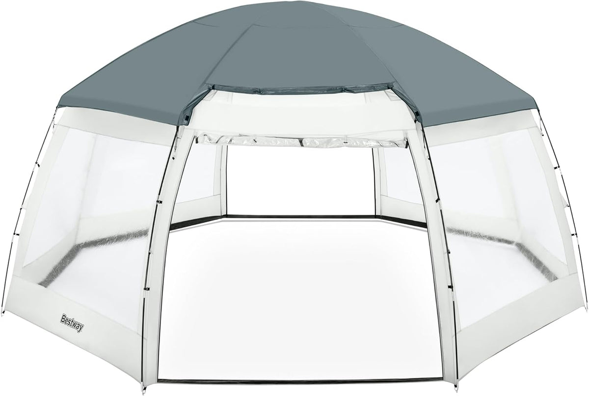Bestway Bâche, Dôme de protection pour piscine hors sol rondes