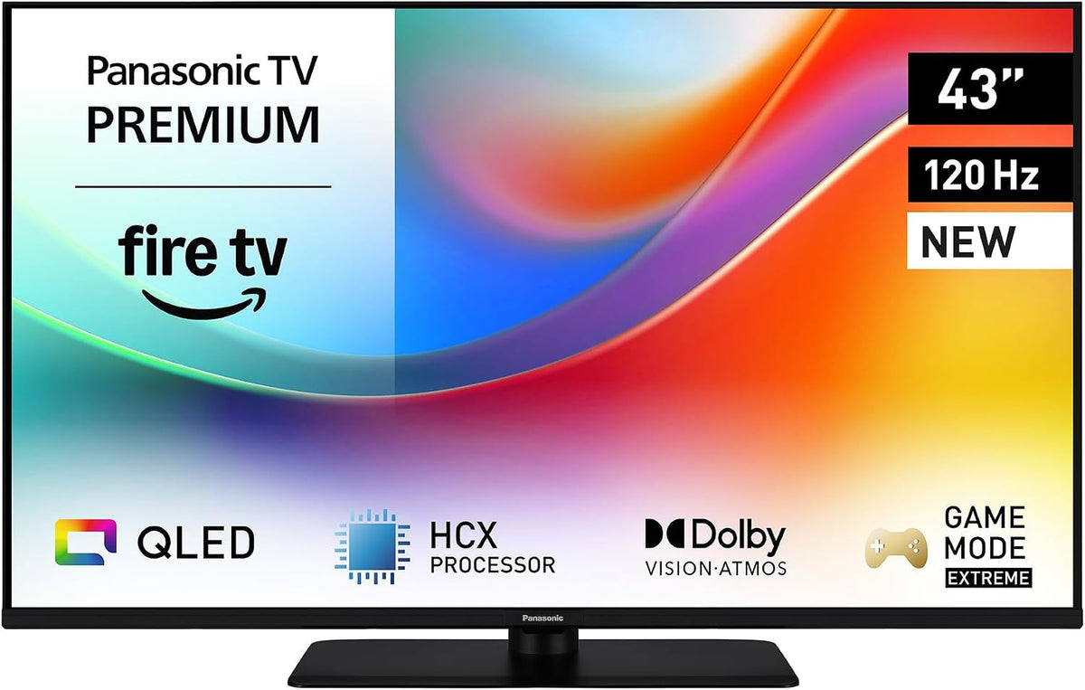 Téléviseur Panasonic TV-43W85BEZ W85B, télécommande, 43 Pouces, Mode Game Extreme, 120Hz, 120 Hz, HDR10, Série W85B, 2025, Bluetooth, Noir