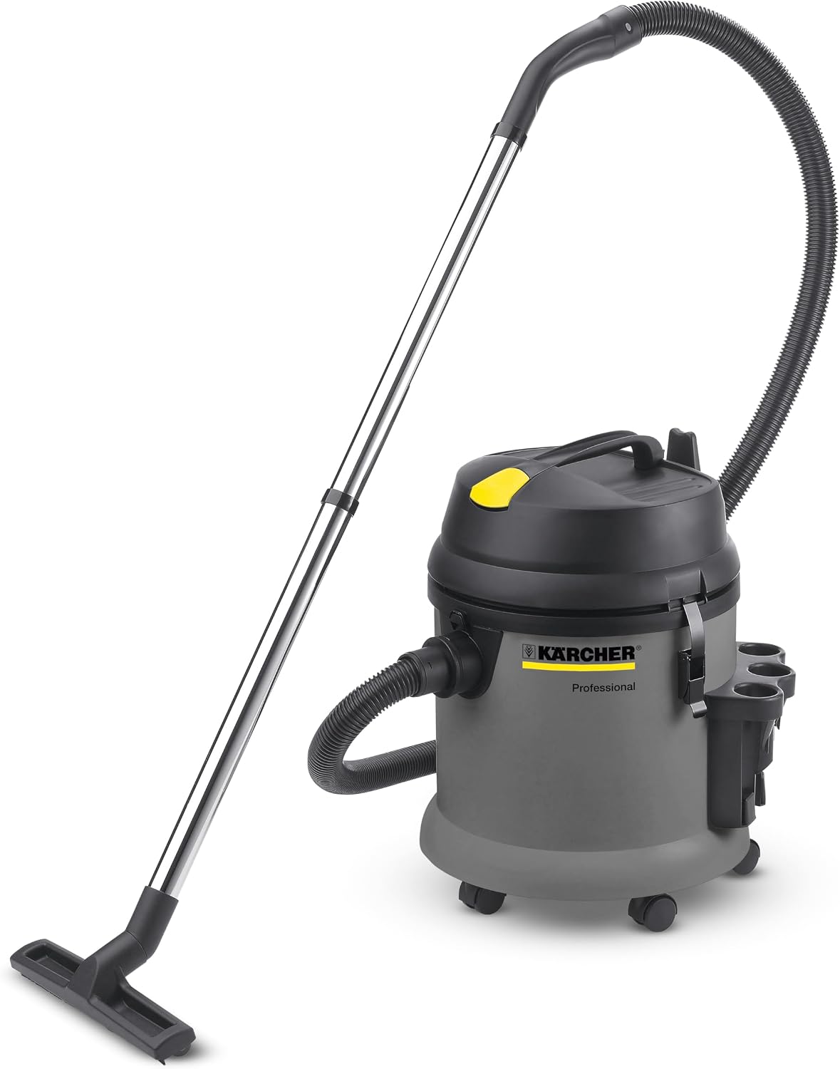 Aspirateur eau et poussière KÄRCHER, 1380 W, suceur pour sols humides/secs, 27 l, 300 mm, Puissance: 1380 W, cuve Plastique: 27 l, coude