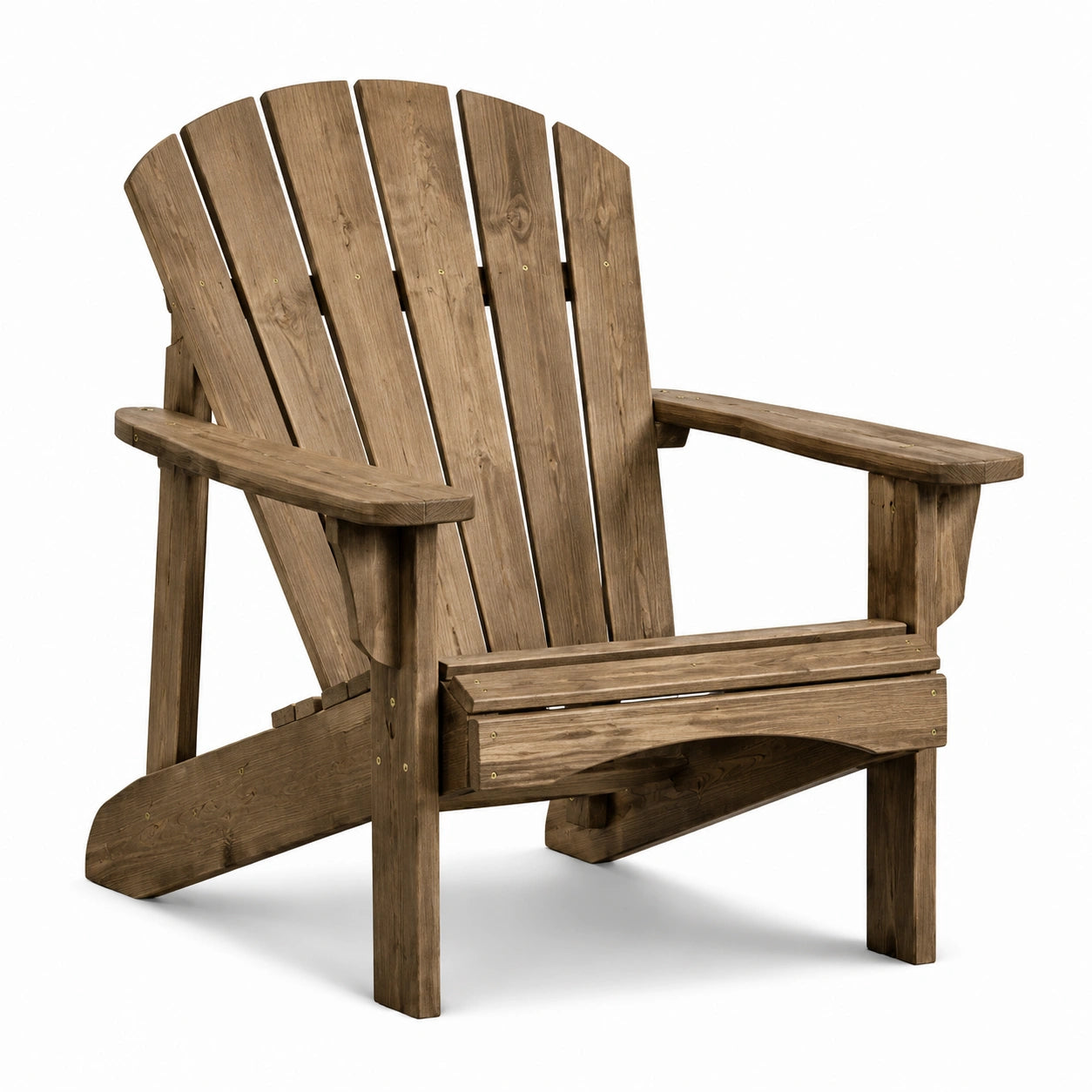 Fauteuil Adirondack en bois de pin pour extérieur 90 x 80 x 95 cm
