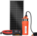 Système hors réseau, 9, 8 × 27 cm, DC HOUSE, 96 W, 12V, 100W, 96W, 24V, 120W, 480Wh, tête de 30m, DCHOUSE kit pompe à eau solaire, puits d'eau