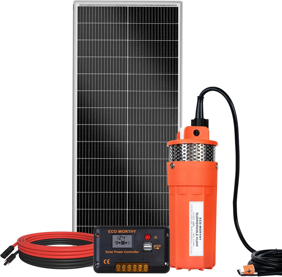 Système hors réseau, 9, 8 × 27 cm, DC HOUSE, 96 W, 12V, 100W, 96W, 24V, 120W, 480Wh, tête de 30m, DCHOUSE kit pompe à eau solaire, puits d'eau
