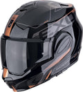 SKORPION Casque, Taille L, Noir/cuivre