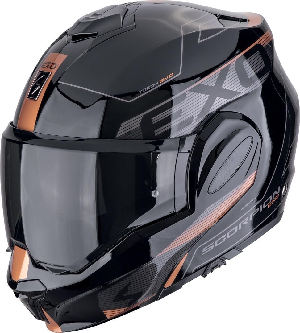 SKORPION Casque, Taille L, Noir/cuivre