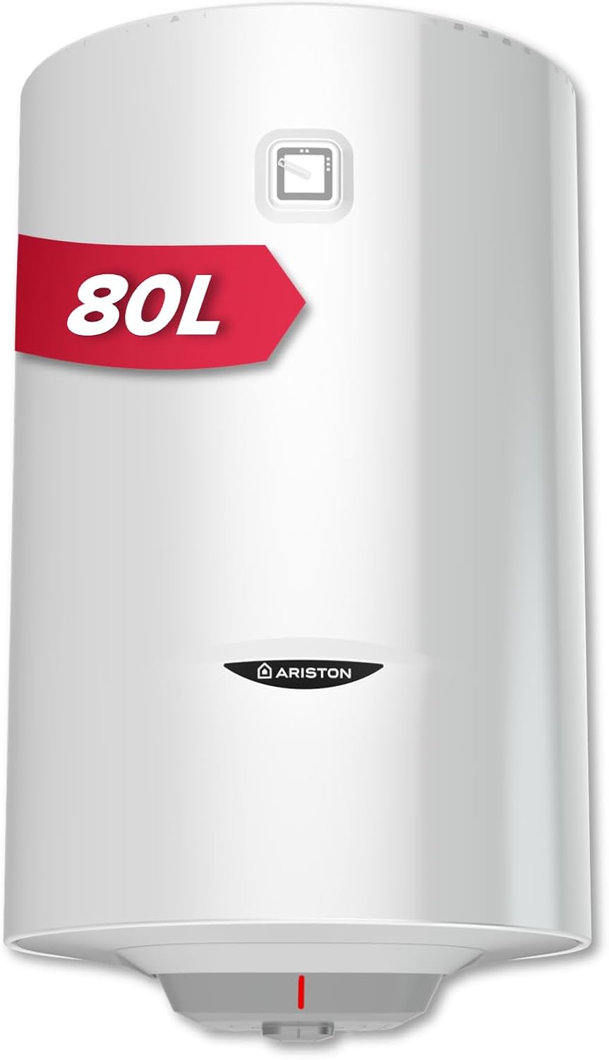 Ariston Chauffe-eau électrique, 50 × 47 × 82 cm, 45 cm, 230 V, 1200 W, 133 L, Ø450 mm, PRO1, 80L, 65°C, 70°C, PRO1 R 80L