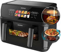 Friteuse sans huile, 10 L, Température Réglable 40-200°C, Cecotec, 2800 W, Friteuse à air Cecofry&Grill Duoheat 10000. 2800 W, 10 Menus.