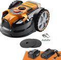 Lawnmaster VBRM16 Tondeuse, 60 mm, sans câble de limitation VBRM16 Plus, réglable, évite Les Obstacles