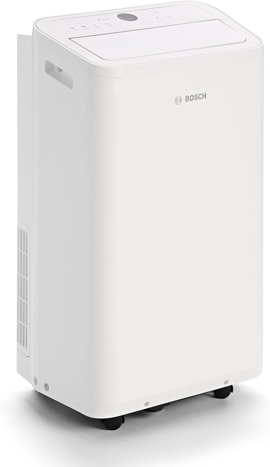 Bosch Thermotechnik Climatiseur, 720 × 420 × 338 mm, Pour pièces jusqu'à 35 m2, télécommande, 800 × 460 × 400 mm, 15 cm, 9.000 BTU, 12.000 BTU