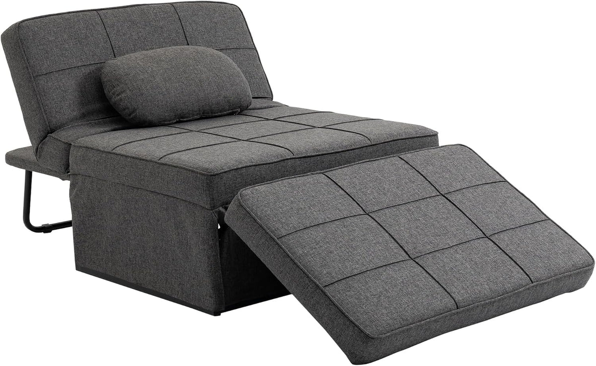 Fauteuil HOMCOM, 189 cm, réglable, 10 cm, 5 NIVEAUX