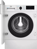Beko B3wbt691415w B3WBT691415W Lave-linge, 60 × 82 × 55 cm, réglable, acier inoxydable, 55 L, 15 programmes, encastrable