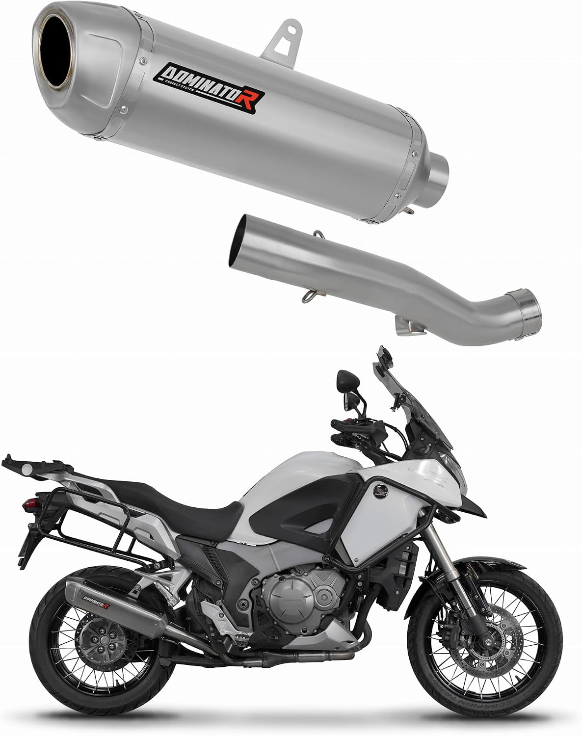 DOMINATOR Silencieux, acier inoxydable, 4 dB, 1200X
