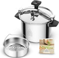 SEB Autocuiseur, 9 L, acier inoxydable, portable, Cocotte-minute Authentique, Cuiseur vapeur rapide