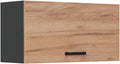 Vicco Rangement colonnes, réglable, 80 cm, Elément Haut de Cuisine R-Line, 40 cm, 31 cm, 16 mm, Chêne doré/Anthracite 80 cm