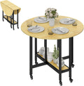 Table, 100 × 100 × 75 cm, pliable, HOMCOM, 1, 5 cm, 100l, 33l