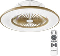 Ventilateur de plafond Noaton 11056CR, télécommande, 56 cm, 30 cm, 20 W, 100 W, gradation LED 44W, 3 températures de couleur réglables, Ø56cm, café