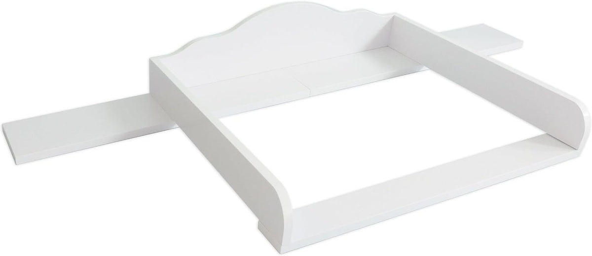Table à langer Puckdaddy, 160 × 80 × 10 cm, 77 × 78 cm, 159, 5 cm, 51 cm, 160 cm, 19, 5 cm, Blanc, Plan à Langer Emil, Commode Hemnes, Nuage