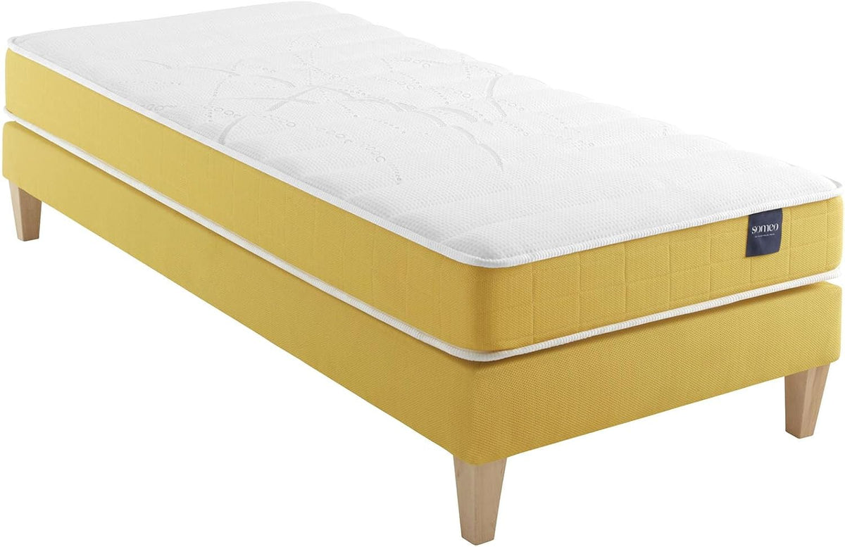 Matelas, 20 cm, Someo, 15 cm, 1, 8 cm, 0, 7 cm, 70 cm, Blanc