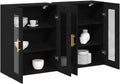 Buffet vidaXL, verre, 69, 5 × 34 × 90 cm, Salon, 69, 5 cm, 34 cm, armoires Modernes, Rangement rectangulaire, Espace stylé, Meuble Fonctionnel