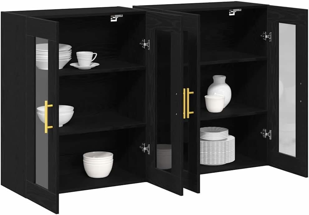 Buffet vidaXL, verre, 69, 5 × 34 × 90 cm, Salon, 69, 5 cm, 34 cm, armoires Modernes, Rangement rectangulaire, Espace stylé, Meuble Fonctionnel