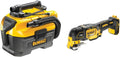 Aspirateur eau et poussière DeWalt DCV584L-QW, Livré avec Jeu d'Accessoires de Coupe, Aspirateur de Chantier Classe L, 7, 5L, 18V, 14.4V