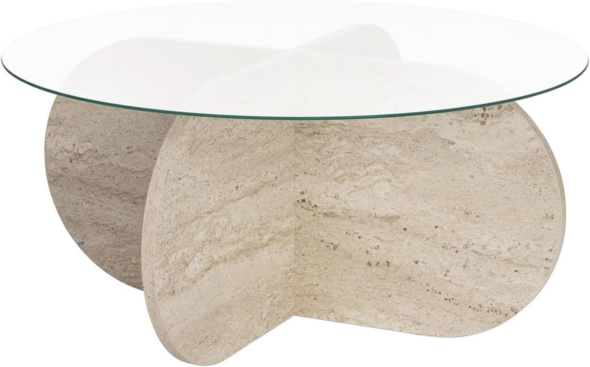 Table basse HOMIFAB, verre, Eolia