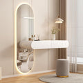 Coiffeuse, bureau mural avec tiroirs, 95 cm, 40 cm, 18 cm, étagère de commode avec tiroir, Table de maquillage flottante, salon