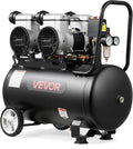 VEVOR Compresseur d'air, Clouage Bois, 50 L, 255 L, 255 L/min à 6, 2 bar, 3 kW, Max. 8 bar, portable, Gonflage Pneus, Peinture Pistolet