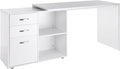 HOMCOM Bureau, 2 MODES, 117L, 83, 5L, 162L, 50l, 3 tiroirs