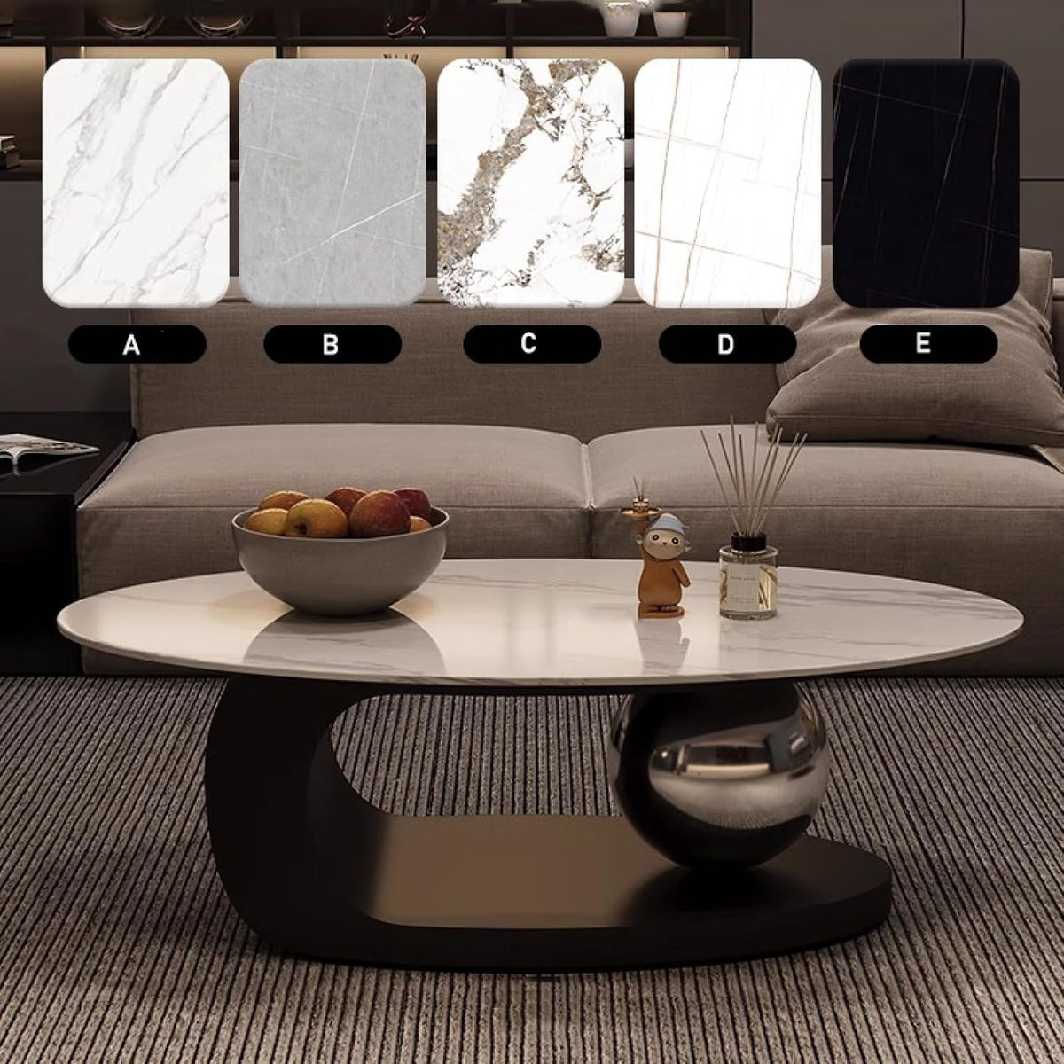 Table basse ZCFLWR, Style élégant, Design Unique, Facile à Nettoyer
