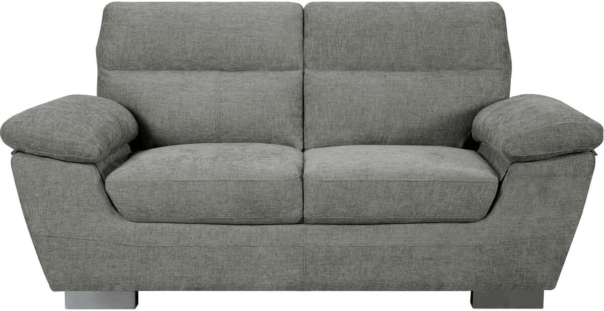 Canapé Habitat et Jardin, 169 × 88 × 90 cm, 44 × 44 cm, 169 cm, 88 cm, 2 places, 1, 7 × 0, 44 × 0, 54 m, 90cm, 28kg, Gris