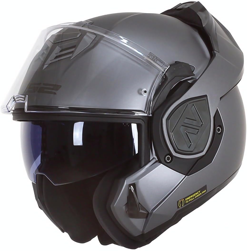 Casque modulables, LS2, Casque Moto Modulable ADVANT Solid Matt Titanium