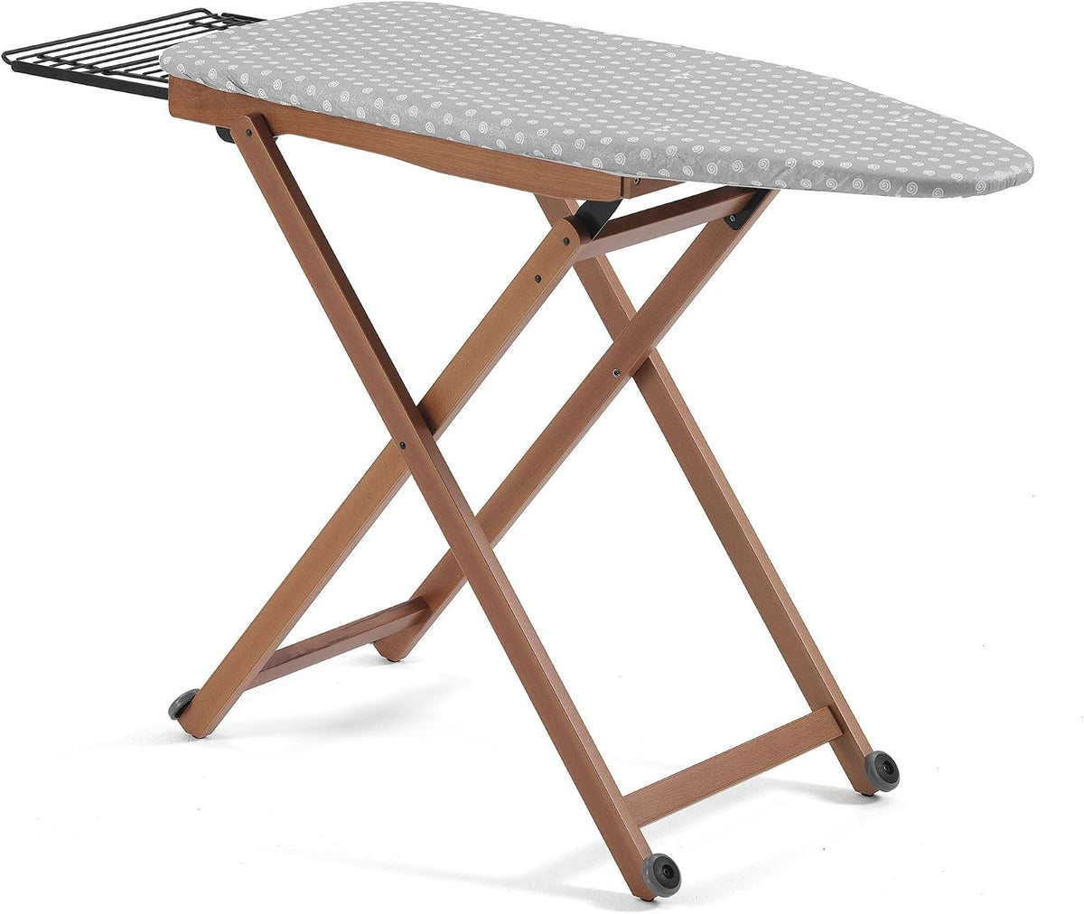 Table à repasser Arredamenti Italia, 110 × 45 cm, réglable, 93 cm, 12 cm, 13 cm, Hêtre Massif, Made in Italy