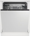 Beko BDIN16430 b300 Lave-vaisselle, 60 cm, pour 14 couverts, réglable, 3 niveaux, 31 cm, 3 niveaux de rinçage, 6 programmes, 5 températures