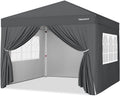 Tonnelle, 267 cm, réglable, Yaheetech, 277 cm, 287 cm, 3 × 3m, 3 × 3 M
