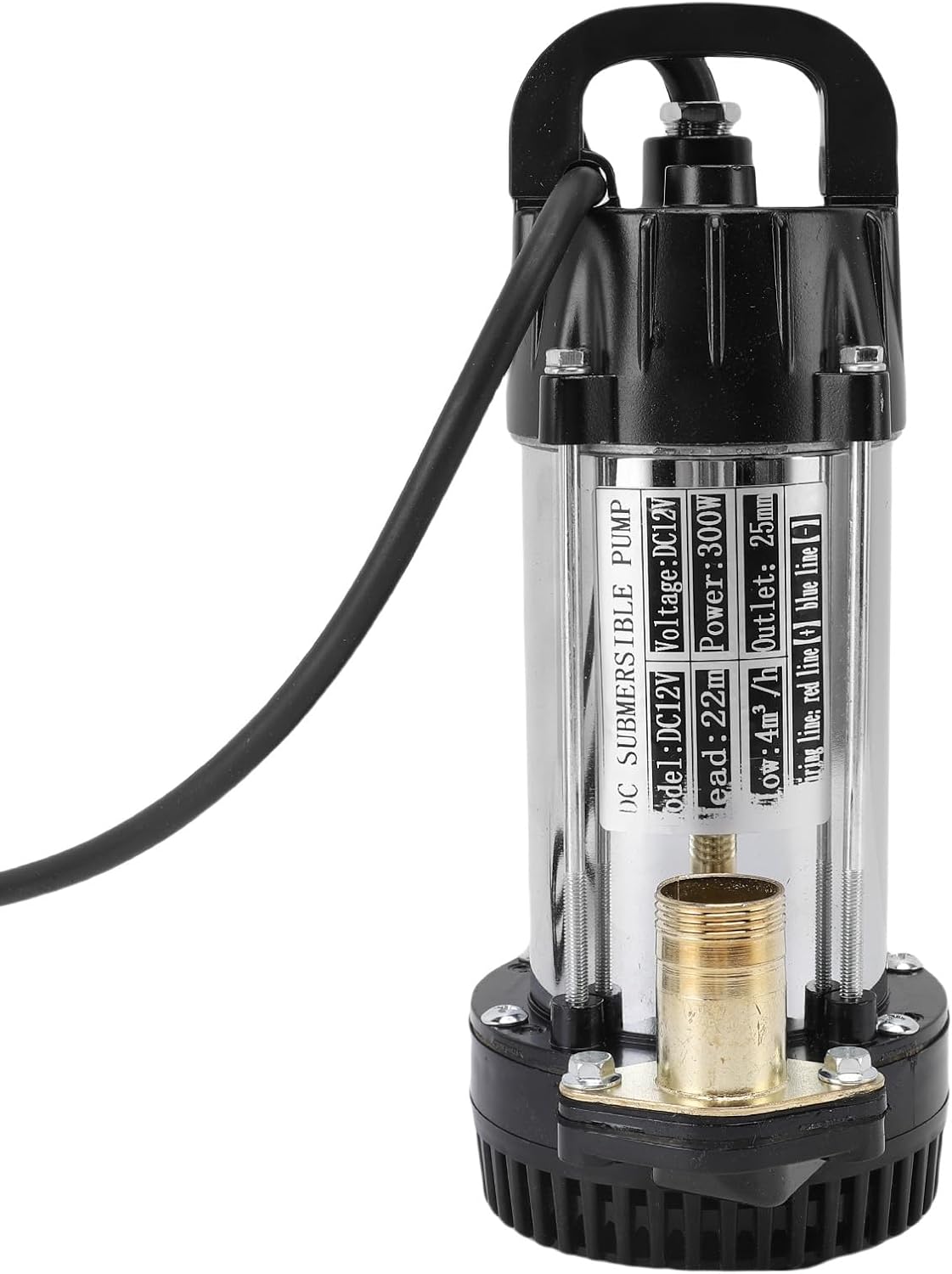Accessoire pour pompes, 300 W, acier inoxydable, Ejoyous, 1 pouce, 25 mm, Ferme, étang, Transfert d'Eau Industriel