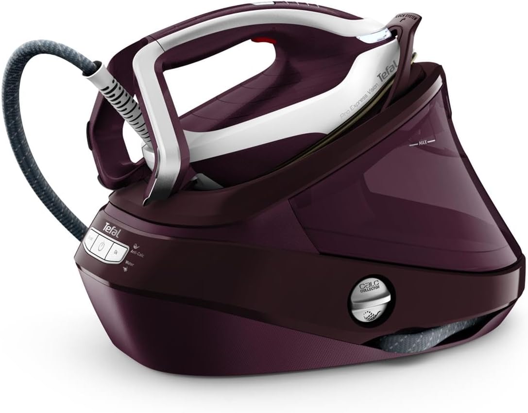 Tefal Centrale vapeur, éclairage LED, 3000 W, 1, 1 l, GV9810 GV9810, Pro Express Vision GV9810, 680 g/min, 8, 3 bar, 180 g/min