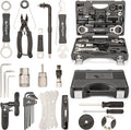 BIKE HAND Boîte à outils, Kit complet d'outils pour vélo, noir