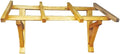 Menuiserie, 02768 Marquise d'accueil avec ossature en Bois, Levigne