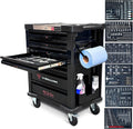 Caisse à outils Kraft Muller WM-ST-6BKAC, 975 mm, KraftMüller Servante d'atelier WIDMANN WM-ST-6BKAC, acier inoxydable, 820 mm, 765 mm