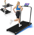 Dskeuzeew Tapi de course, télécommande, 4 modes, pour Maison & Bureau, Tapis de Course 4 en 1 Pliable avec Pente 7%, 130kg, 40cm, 4 programmes