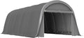 Outsunny Auvent pour voitures, 25 cm, 32 mm, 3, 6 × 7, 2 m, 360l, 260l