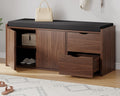 Banc de rangement, réglable, 101 × 45 × 34 cm, LVB, 100 cm, 101cm, 5cm, 2 tiroirs, 3porte