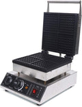 OMGGYER Machine à gaufres et croques, 1750 W, gaufrier avec 4 surfaces de cuisson antiadhésives et corps en acier inoxydable, 300 °C