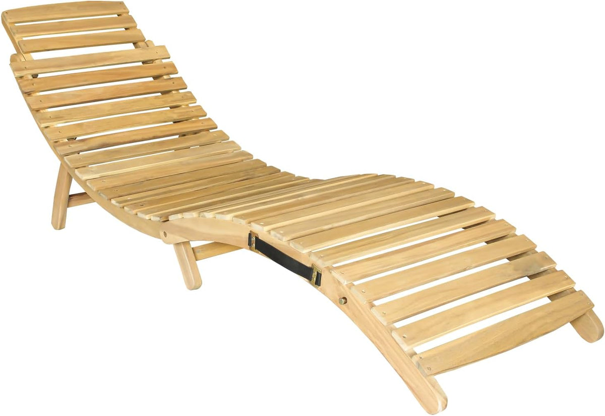 Happy Garden Bain de soleil, Transat extérieur en bois, 60cm, 12cm, 1, 8cm, 54cm, 4, 2cm, 120kg
