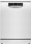 Lave-vaisselle BOSCH SMS46KW02E, 60 cm, 88 × 66 × 68 cm, 60 cm de large, 6 programmes, 13 services, blanc, silencieux, programme rapide